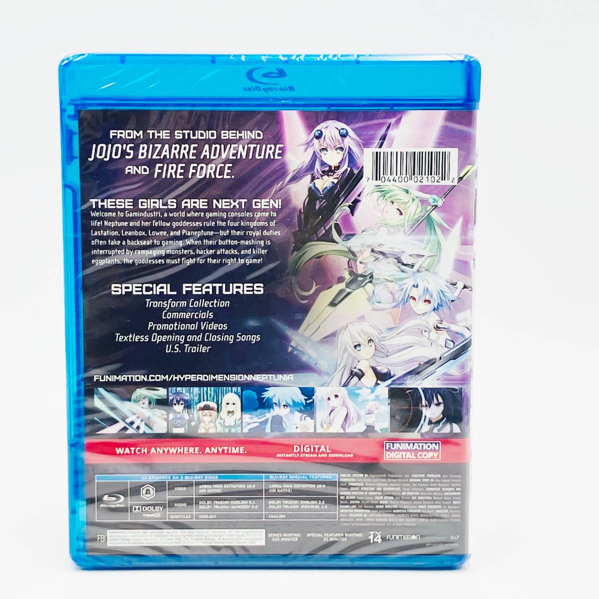 【送料込】超次元ゲイム ネプテューヌ ANIMATION 全13話(北米版 ブルーレイ) Hyperdimension Neptunia blu-ray BD