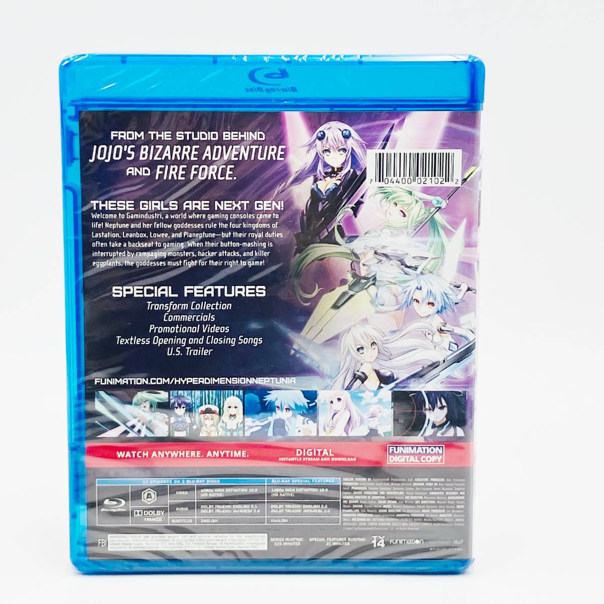 【送料込】超次元ゲイム ネプテューヌ ANIMATION 全13話(北米版 ブルーレイ) Hyperdimension Neptunia blu-ray BD_画像2