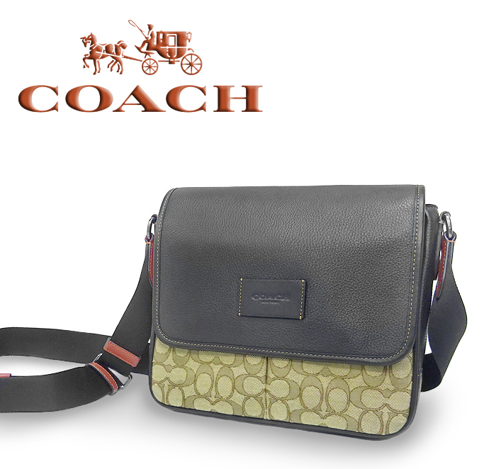 春新作の COACH コーチ 【美品】 斜めがけショルダーバッグ レディース