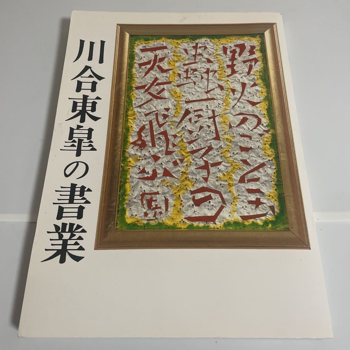 川合東皐の書業 1995年発行 書道_画像1