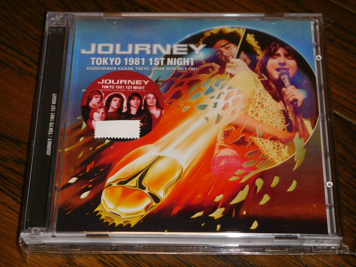 未開封新品 JOURNEY / TOKYO 1981 1ST NIGHT + TOKYO 1981 2ND NIGHT: THE VIDEO 初回ナンバーステッカー付 ZION Steve Perry Neal Schon_画像1