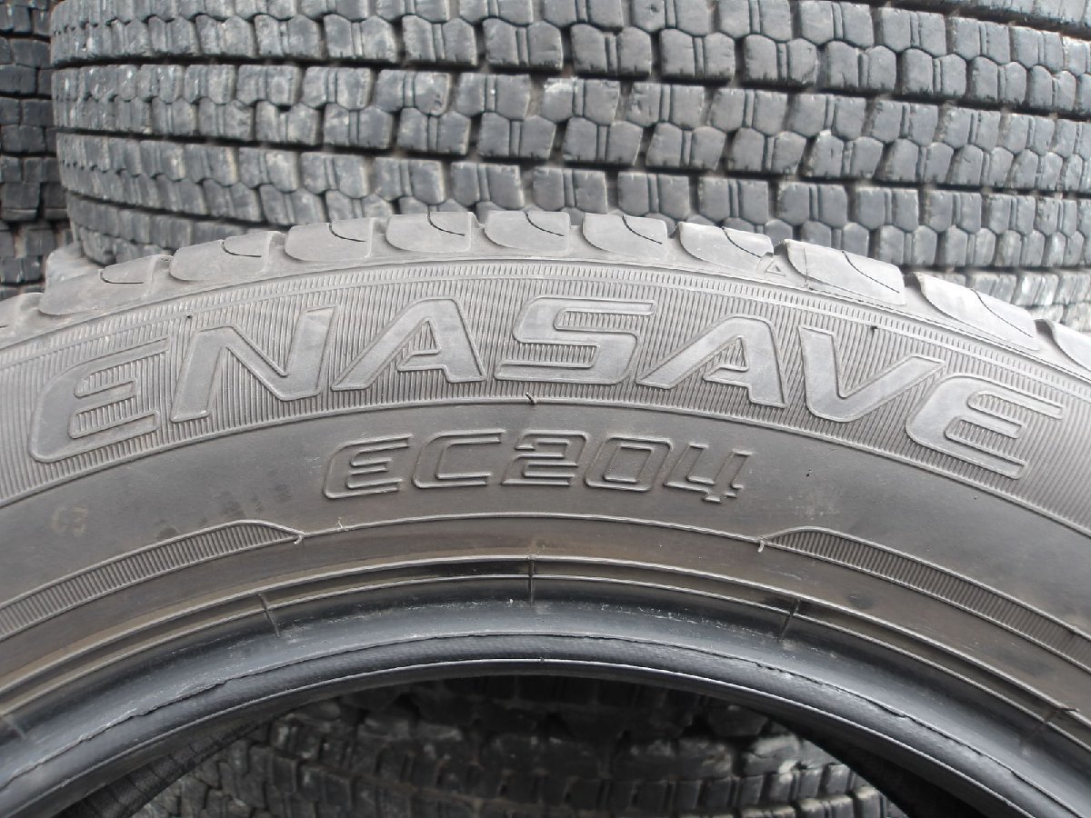 K373 送料無料 205/60R16 夏1本 サマータイヤ 205/60-16 205-60-16 DUNLOP ENASAVE EC204 ノア ヴォクシー ステップワゴン_画像4