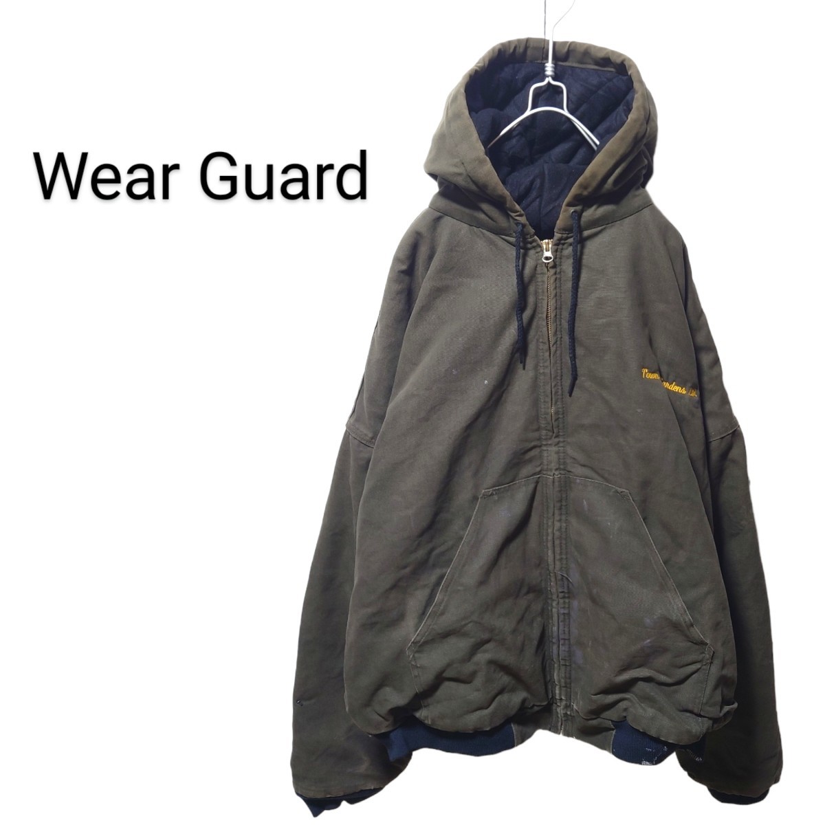【Wear Guard】企業ロゴ刺繍 ダック地 アクティブジャケット A1126