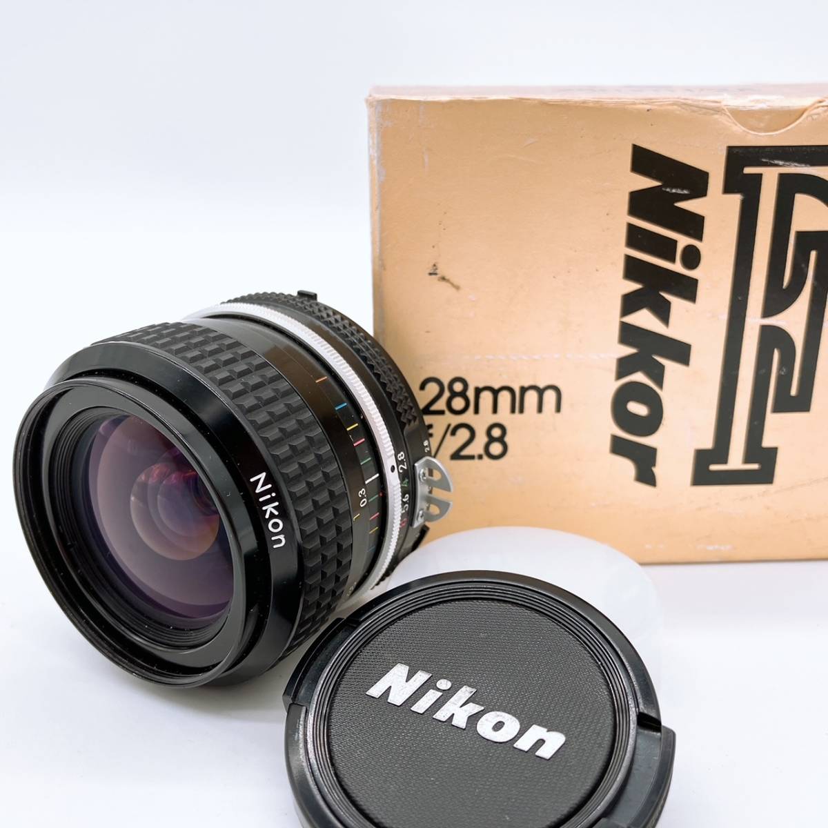 ニコン Nikon Ai NIKKOR 28mm f/2.8 MF Lens Black 広角単焦点レンズ