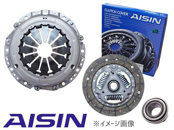 ekワゴン H82W クラッチ 3点 キット ターボ無 カバー ディスク レリーズベアリング アイシン AISIN H18.08～H25.04 送料無料_画像1