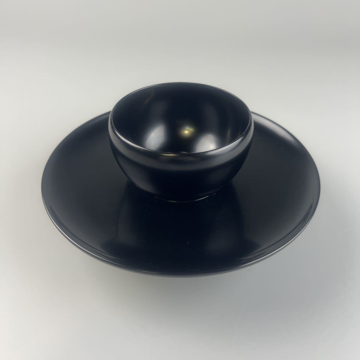 塗師川瀬表完天目台共箱黒天目天目台貴人台木製漆器茶器茶道具| JChere