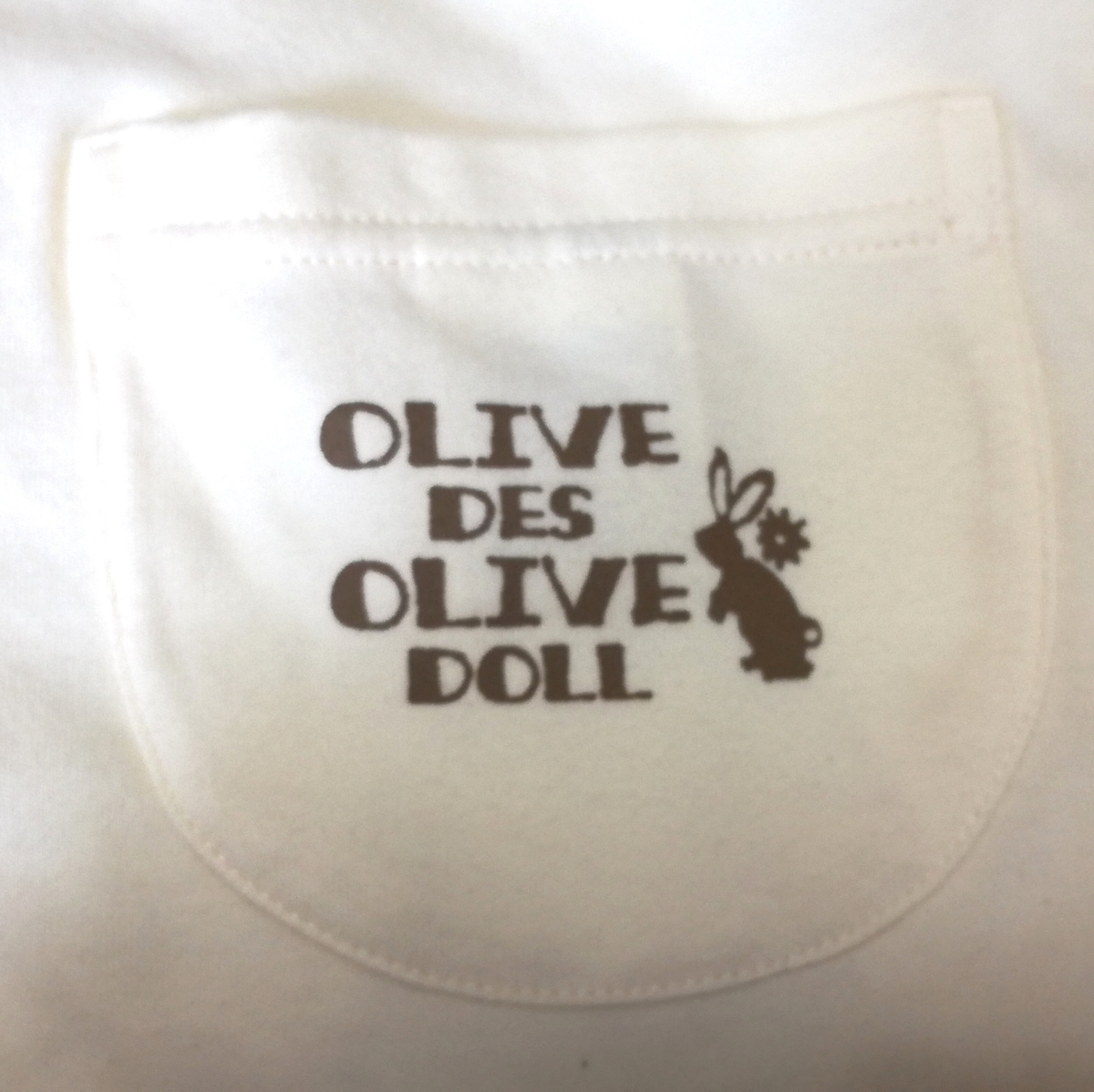Y4552*OLIVE des OLIVE DOLL* circle pattern embroidery ground × plain reversible no color jacket * eggshell white *130