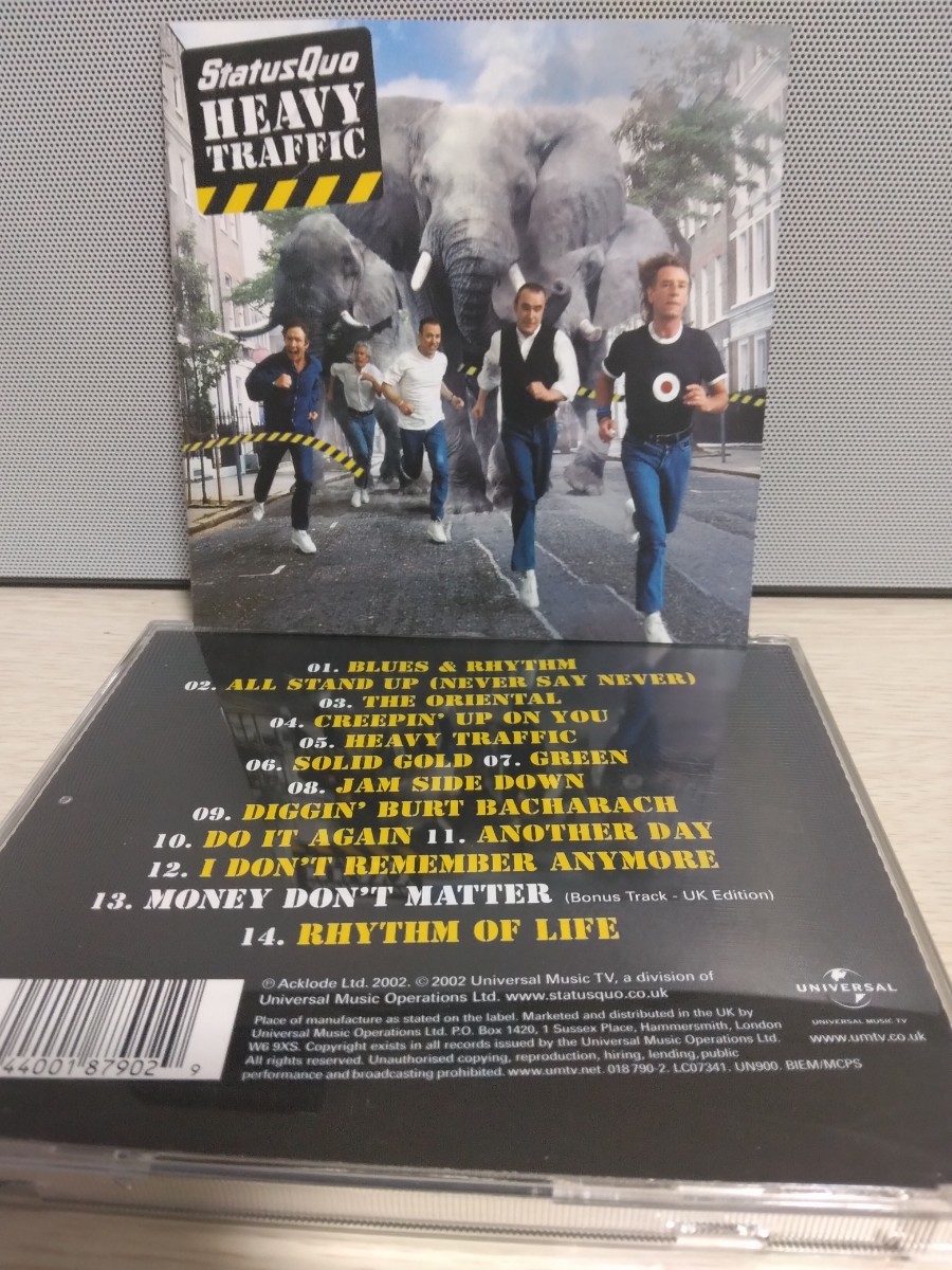 ☆STATUS QUO☆HEAVY TRAFFIC【必聴盤】ステイタス・クウォー UK EDITION CDの画像1