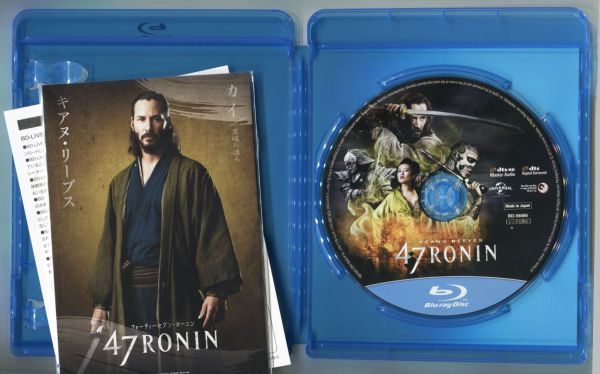 47RONIN（ポストカード付き）／キアヌ・リーブス◆国内正規盤Blu-ray◆送:180～_ポストカードつきです