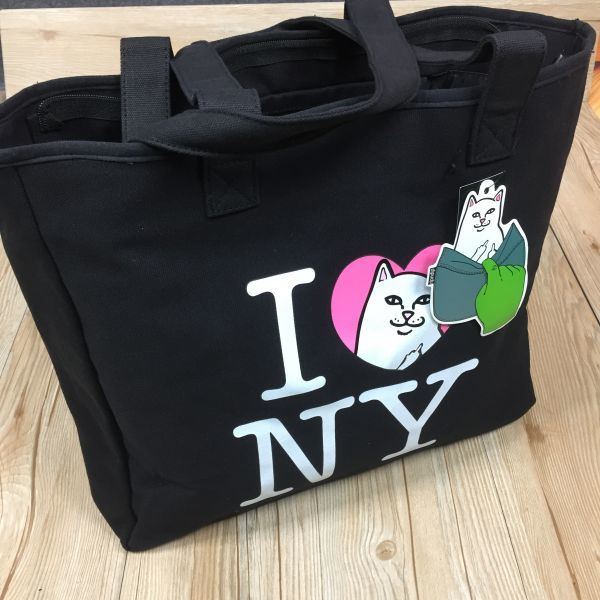 [新款·ripndip]黑色尼龍休閒單肩包RBB-1073 原文:【新品・ripndip】 ブラック ナイロン レジャー ショルダーバッグ RBB-1073