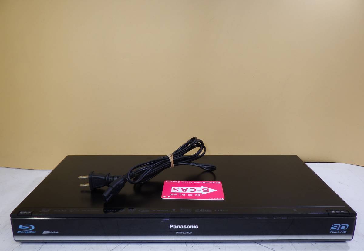 新作 パナソニック Panasonic TB00225 動作品保証# ブルーレイレコーダー 3チューナー HDD500GB BZT600 DMR- DIGA パナソニック