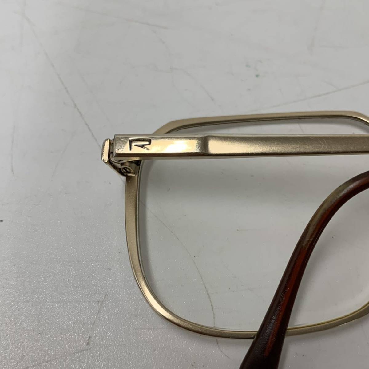 VINTAGE RODENSTOCK 眼鏡 メガネ Exclusiv 7065 A 140 RODAFLEX TITANIUM 度入り 希少 ローデンストック【レターパックプラス郵送可】#99_画像9