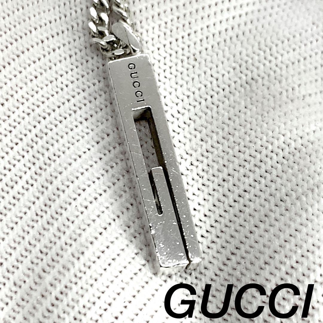 大特価!!】 GUCCI プレート #072194 ネックレス Gモチーフ ネックレス