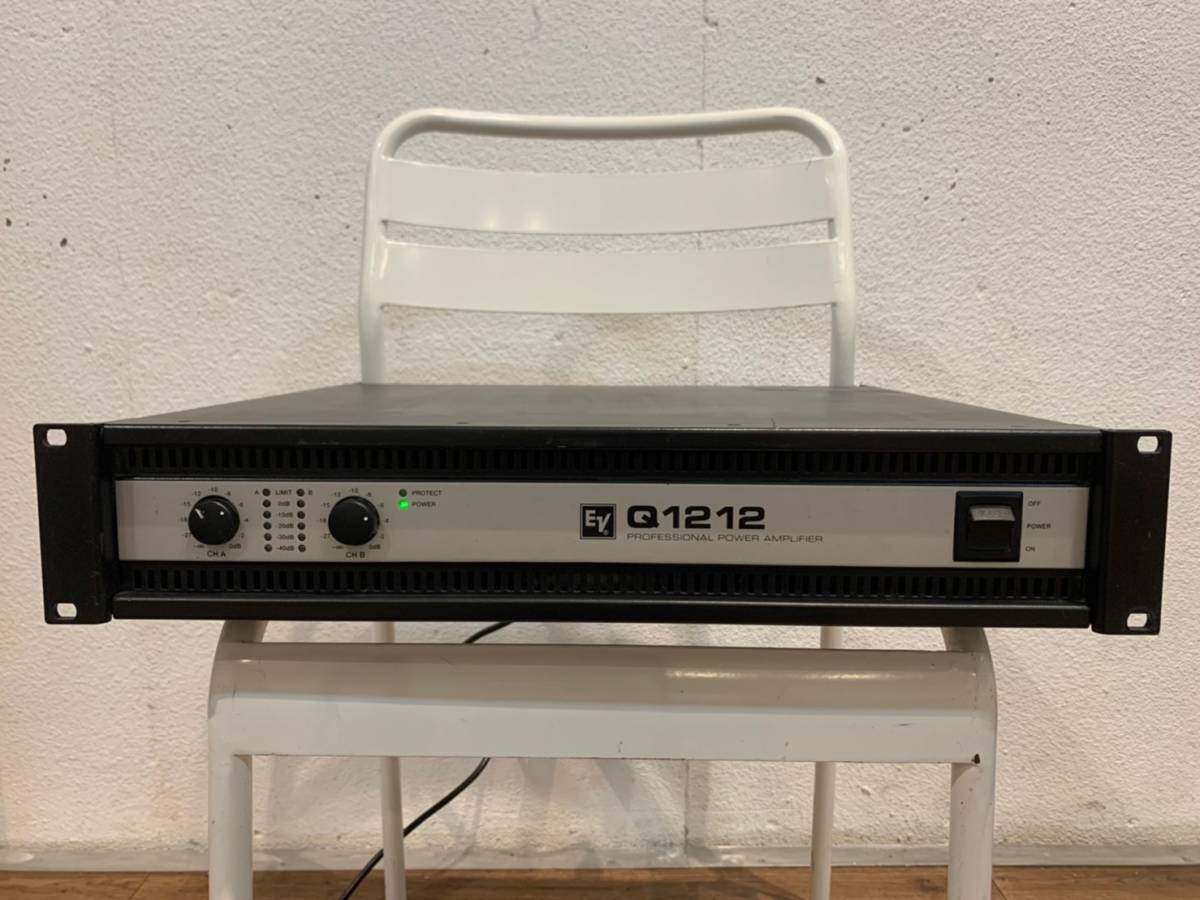中古 動作品 Electro-Voice エレクトロボイス パワーアンプ Q1212 ① 中古 動作品 Electro-Voice エレクトロボイス パワーアンプ Q1212 ①