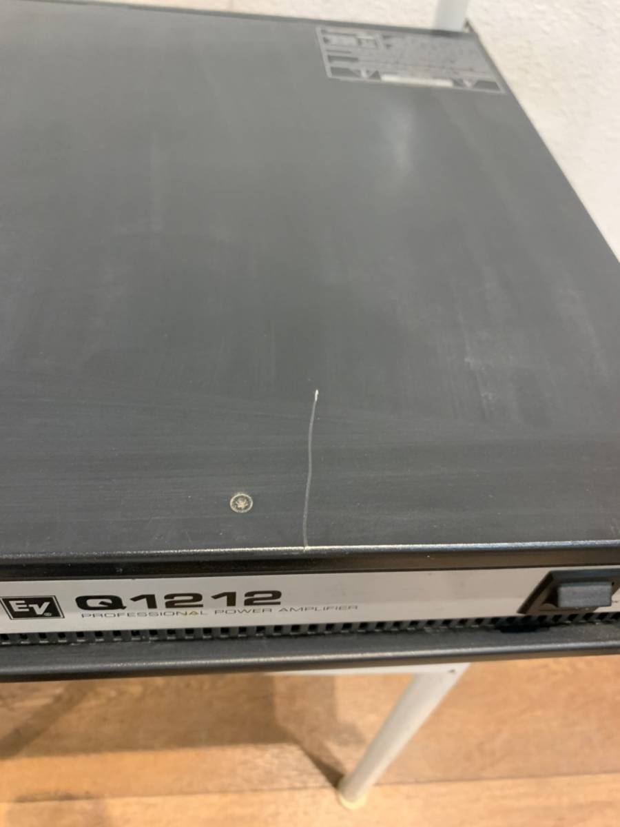 中古 動作品 Electro-Voice エレクトロボイス パワーアンプ Q1212 ① 中古 動作品 Electro-Voice エレクトロボイス パワーアンプ Q1212 ①