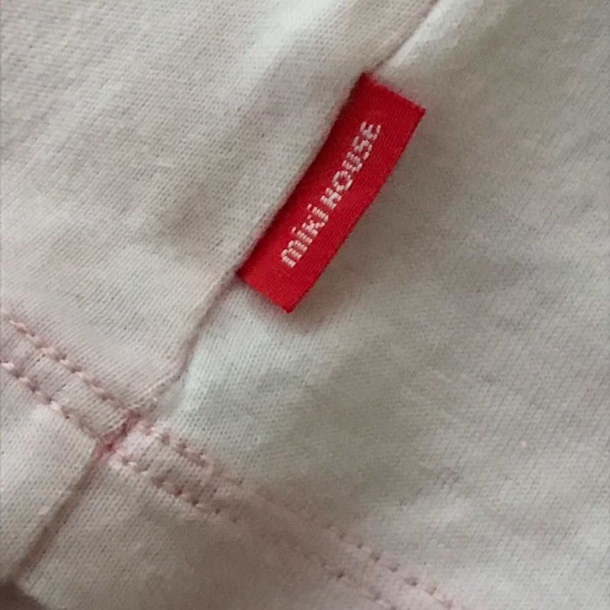 ミキハウス リーナちゃん フレンチスリーブカットソー  120cm ピンク 半袖Tシャツ