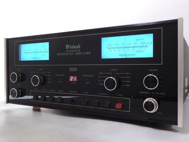 整備品 McIntosh マッキントッシュ MA6800 プリメインアンプ
