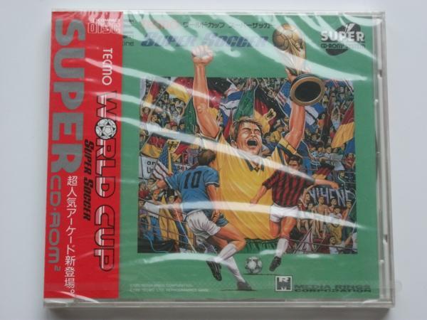 PCエンジン★テクモ ワールドカップ スーパーサッカー★SUPER CD-ROM2★メディアリング★1992年発売★新品未開封