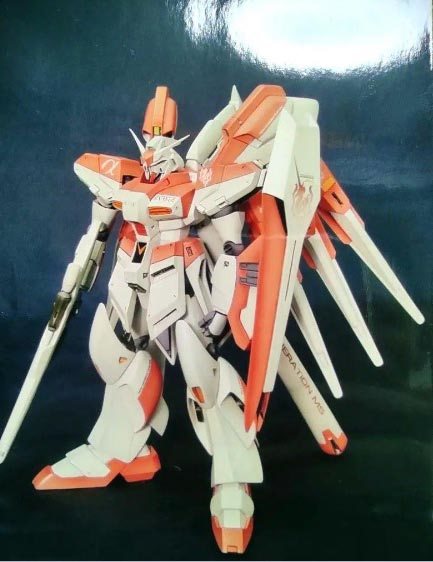 G-SYSTEM 正規品1/100スケールRX-93-ν2 Hi-νガンダムハイニューガンダム・予約特典の水転写デカール（赤・青２種）ガレージキット_画像2