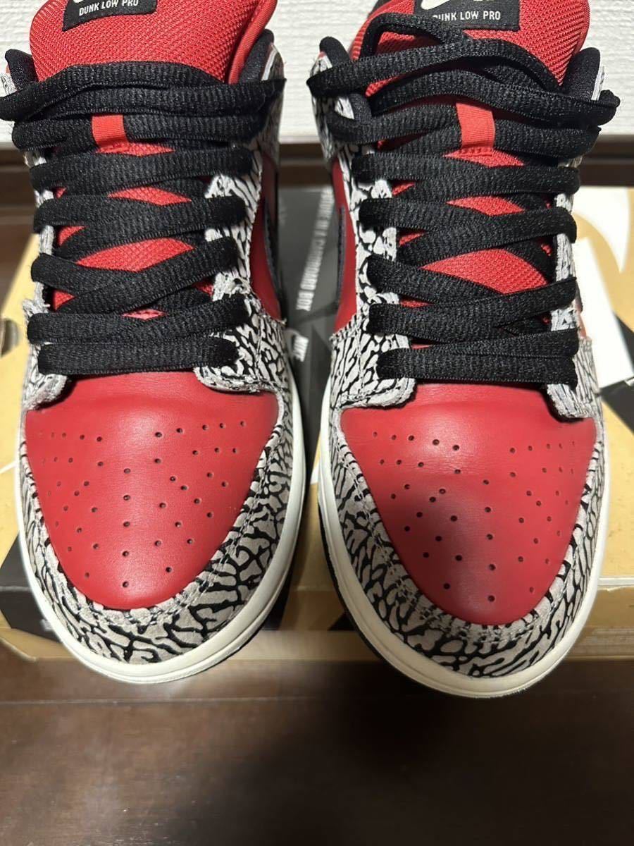 NIKE SB DUNK シュプリーム 赤セメ Supreme 超希少サイズ 28.5cm