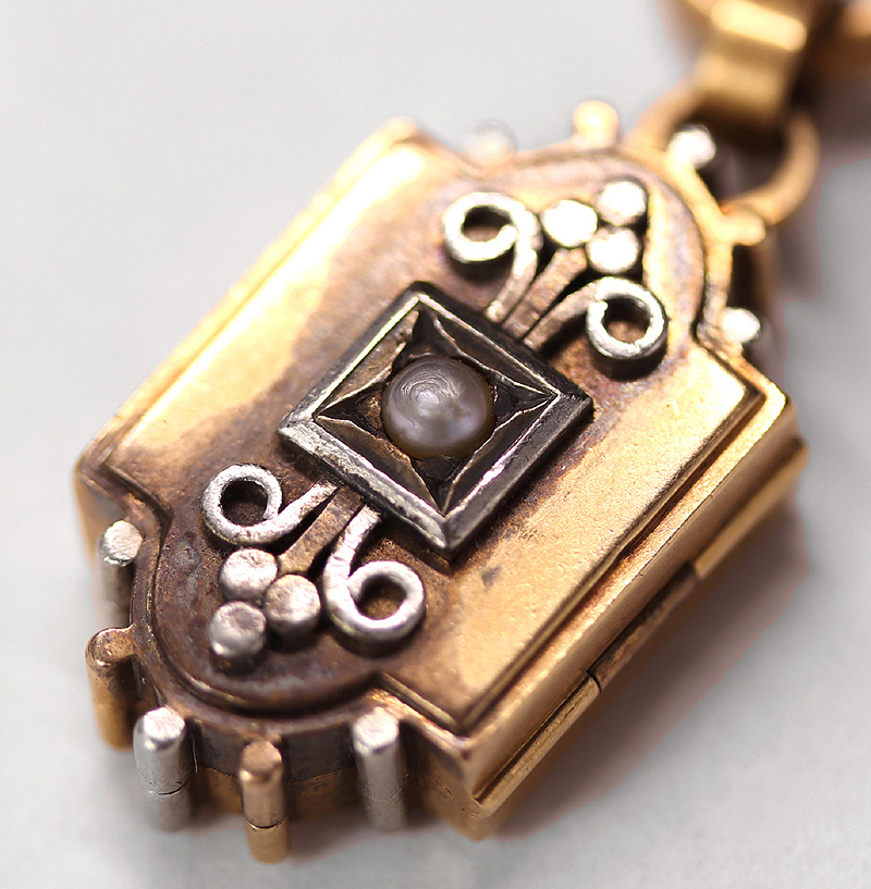 【開】 『村松万三郎（村松合資会社）』 犬印 [K18/Pm]刻印ゴールド・プラチナ製 時計鎖提飾り 方位磁石（コンパス） AC13の画像3