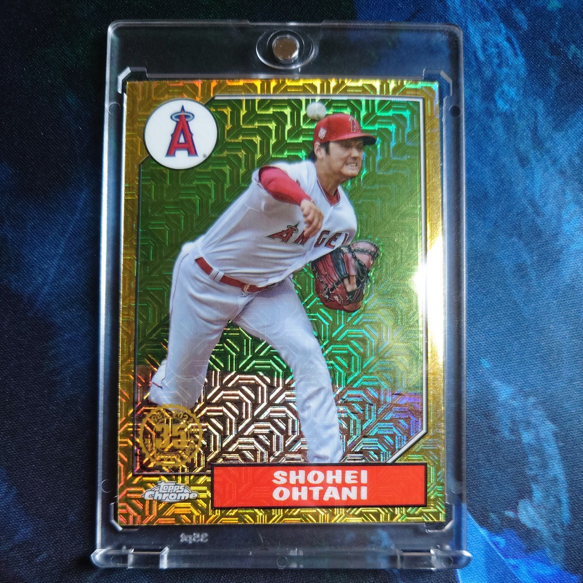 Topps 2022 Series2 大谷翔平 ゴールドリフラクターカード サインなし