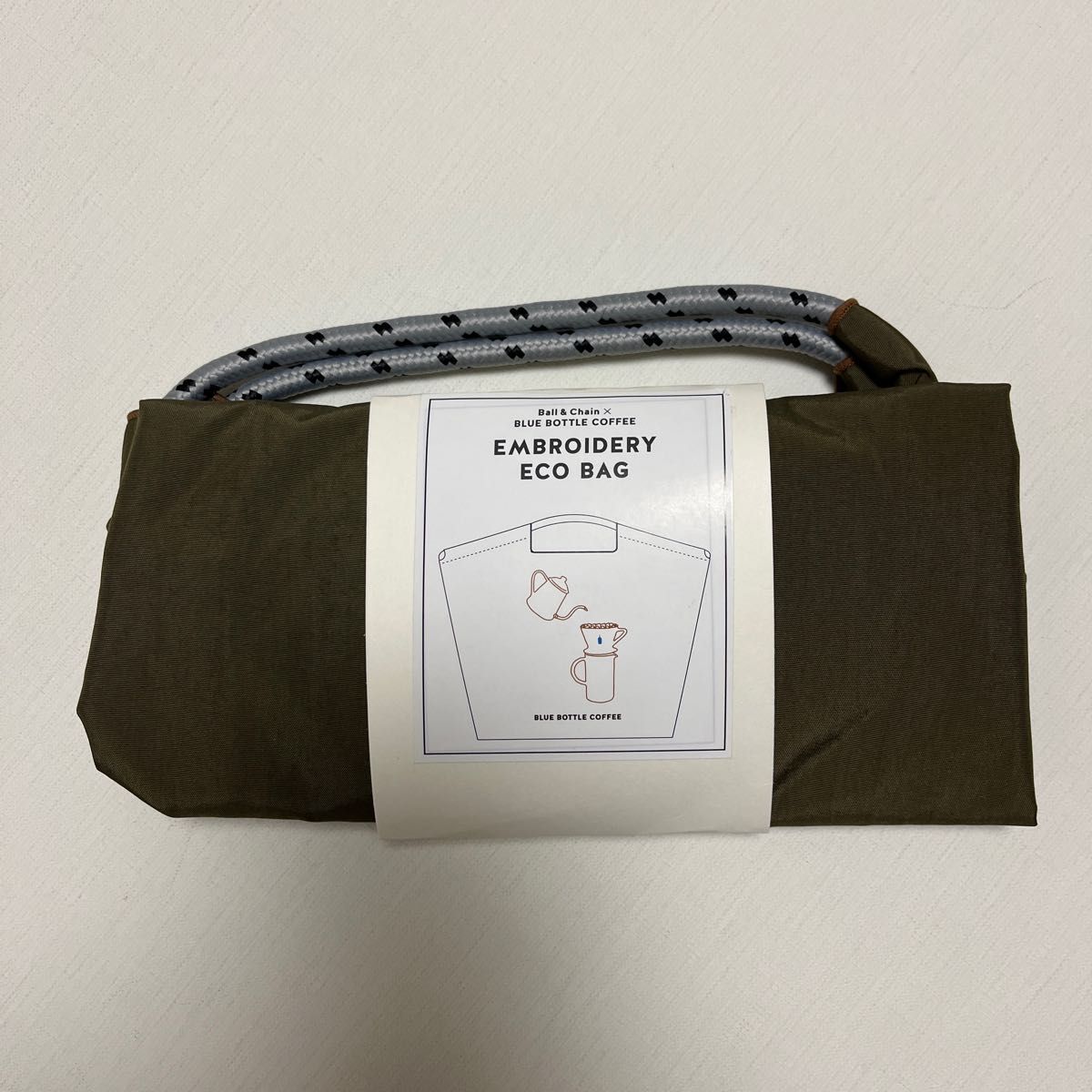 Ball & Chain × BLUE BOTTLE COFFEE エンブロイダリーエコバッグ Ball & Chain × BLUE BOTTLE COFFEE エンブロイダリーエコバッグ
