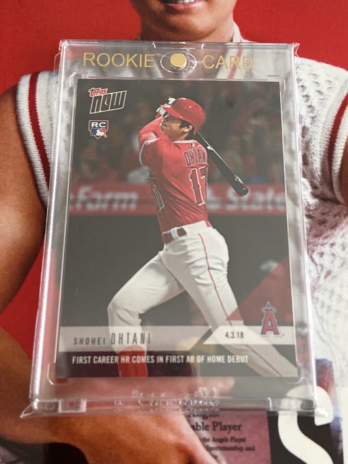 大谷翔平 Shohei Ohtani 2018 Topps Now RC Rookie ルーキーカード