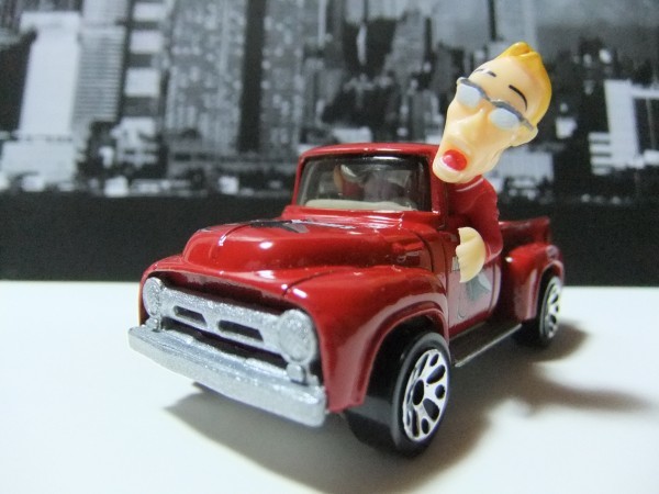  place san *tokoro san 1956 FORD PICK-UP red Mr.Timmerman's Matchbox 1/65
