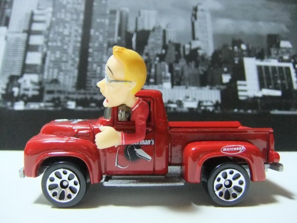  place san *tokoro san 1956 FORD PICK-UP red Mr.Timmerman's Matchbox 1/65