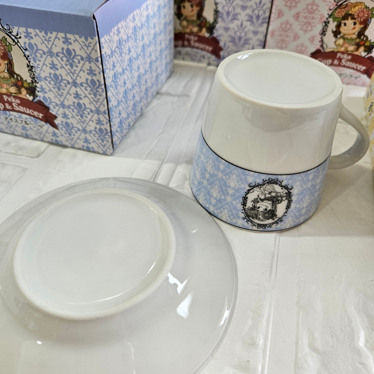 【未使用】 ペコちゃん　カップ&ソーサー　5個セット　マグカップ　コーヒーカップ　食器　コレクション_画像5