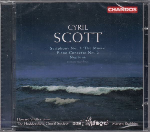 [CD/Chandos]C.スコット(1879-1970):交響曲第3番&ピアノ協奏曲第2番他/H.シェリー(p)&M.ブラビンズ&BBCフィルハーモニック_画像1