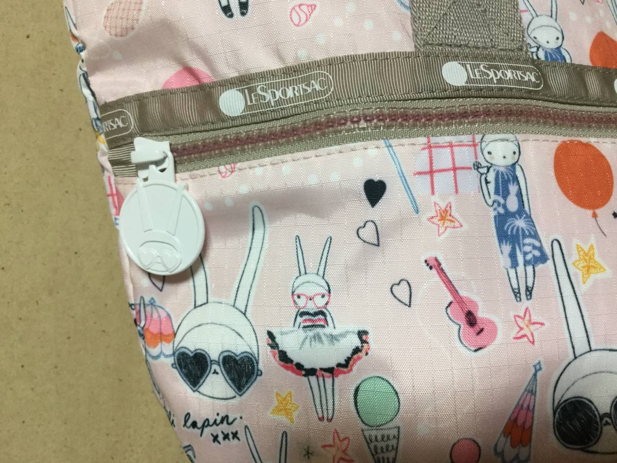 ★LeSportsac / レスポートサック × フィフィ・ラパン　スモールエルトート「フィフィ プールパーティー」★おしゃれなウサギ_画像3