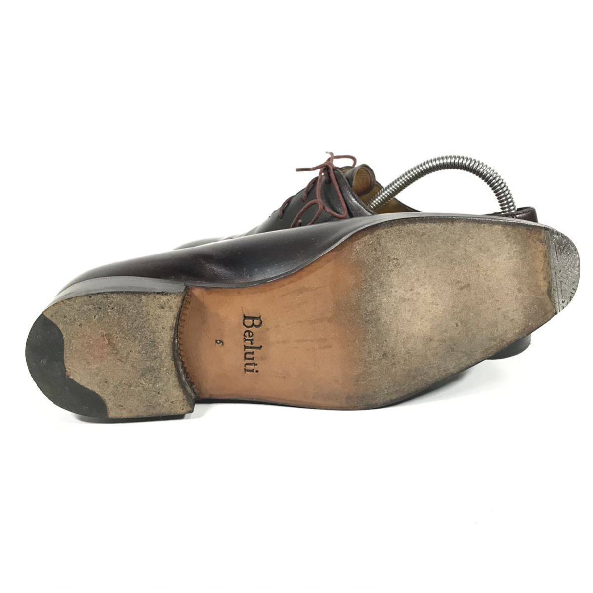 [ Berluti ] подлинный товар Berluti обувь 25cm бизнес обувь платье обувь натуральная кожа мужской мужской 6