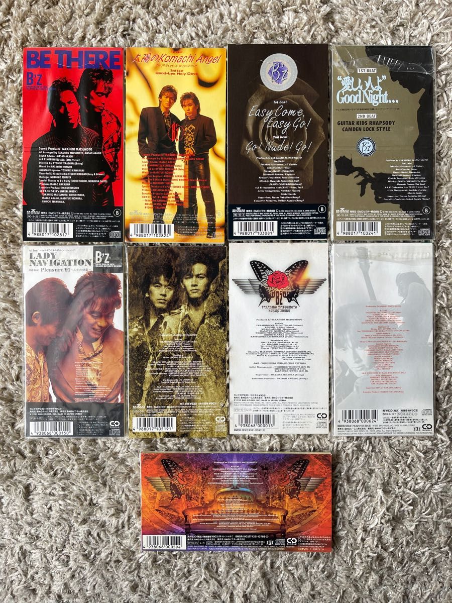 B'z 8cmシングル CD 9枚セット