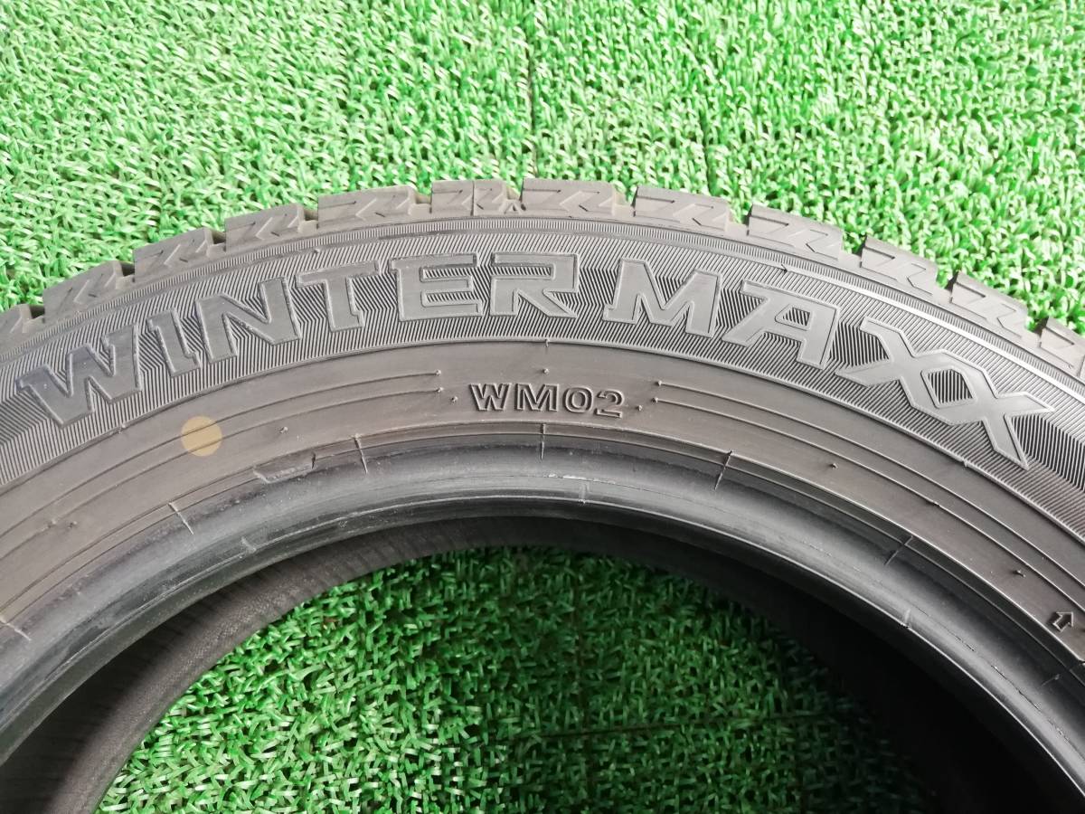 【管理番号:S1416】　175/65R15 84Q　4本セット　ダンロップ ウィンターマックス WM02 スタッドレス フィット、アクア、フィールダー など_画像10