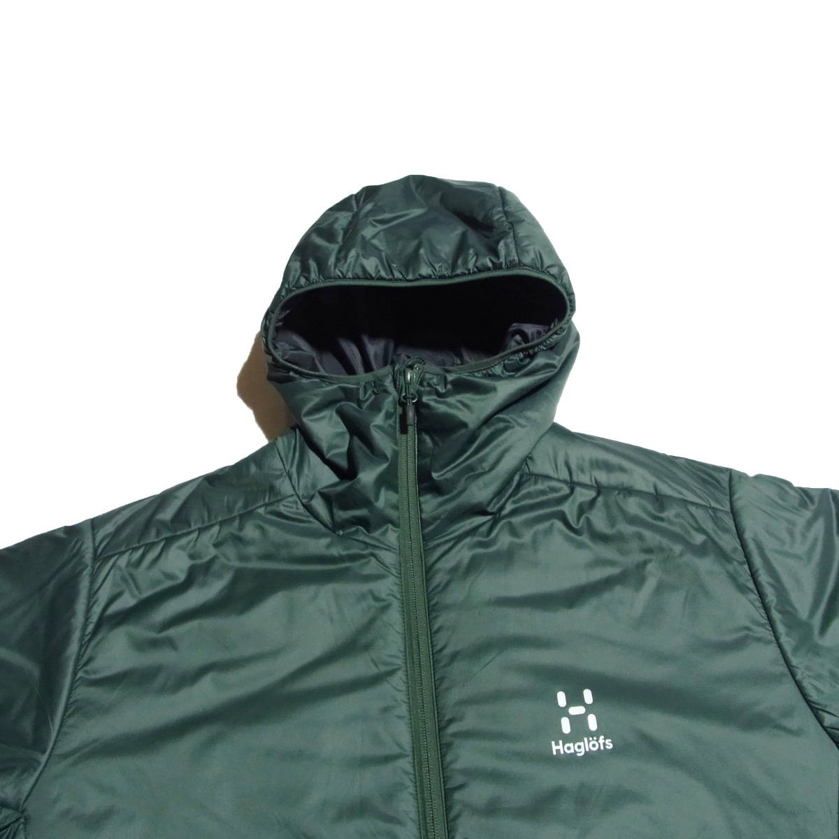 HAGLOFS ホグロフス Barrier Neo Hood Jacket Men バリアー ネオ フード 中綿 ジャケット L グリーン