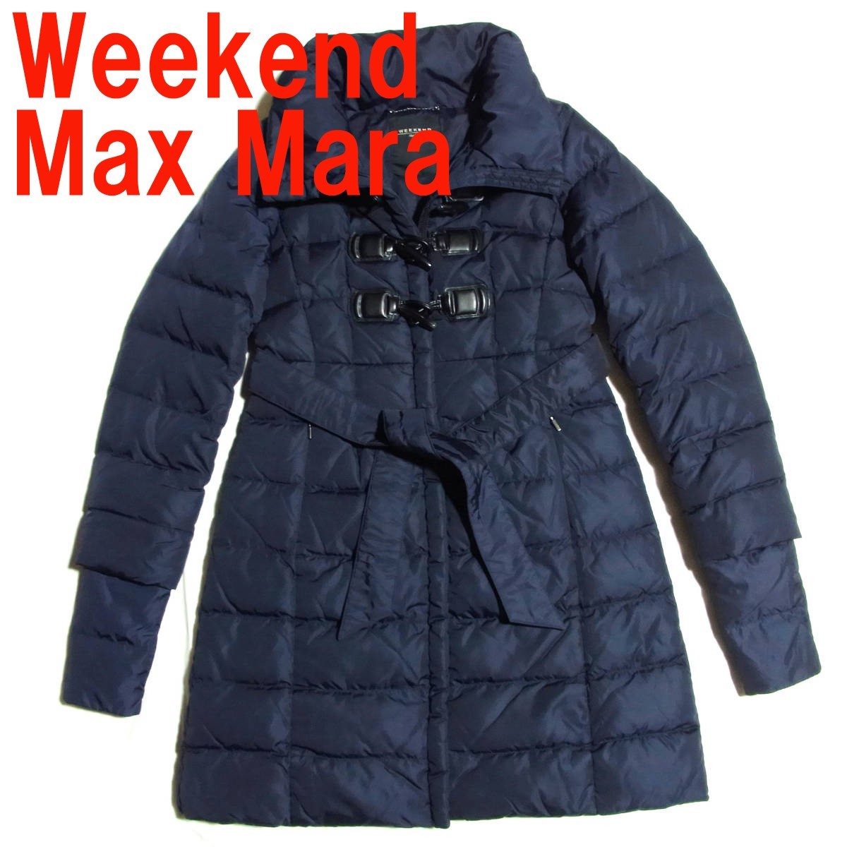 Weekend Max Mara ウィークエンド マックスマーラ ダッフル ダウン コート 38 ネイビー