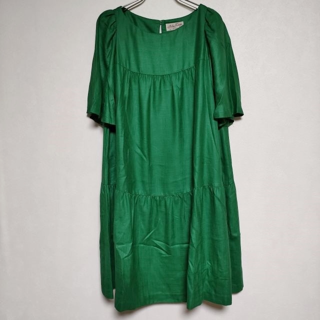 ADIEU TRISTESSE Luxe короткий рукав платье One-piece зеленый Adieu Tristesse ryuks3-0710S 212283