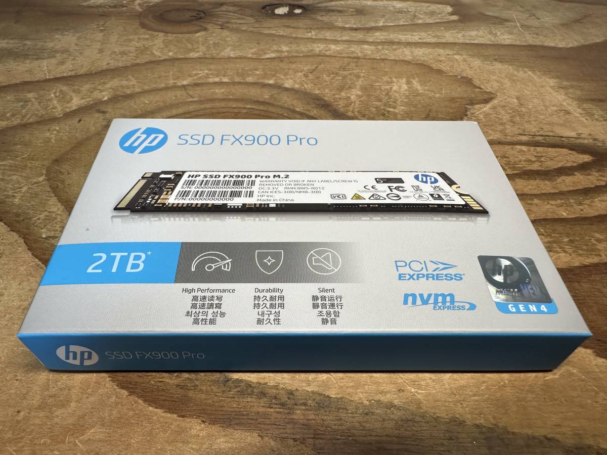 【翌日発送可能】 1.4 NVMe Gen4x4 PCIe 2280 M.2 SSD 2TB 7,400MB/秒 読取 新品 PRO FX900 HP PS5対応 TLC 東京発送 送料無料 5年保証 DRAMキャッシュ搭載 256GB~ 【翌日発送可能】 1.4 NVMe Gen4x4 PCIe 2280 M.2 SSD 2TB 7,400MB/秒 読取 新品 PRO FX900 HP PS5対応 TLC 東京発送 送料無料 5年保証 DRAMキャッシュ搭載 256GB~