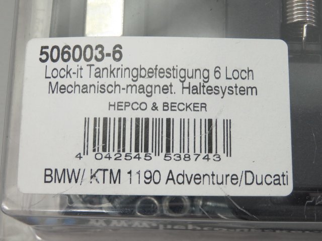 未使用 BMW/KTM/ドゥカティ ヘプコ＆ベッカー タンクリングフィッティング 検 ノーマル カスタム_画像2