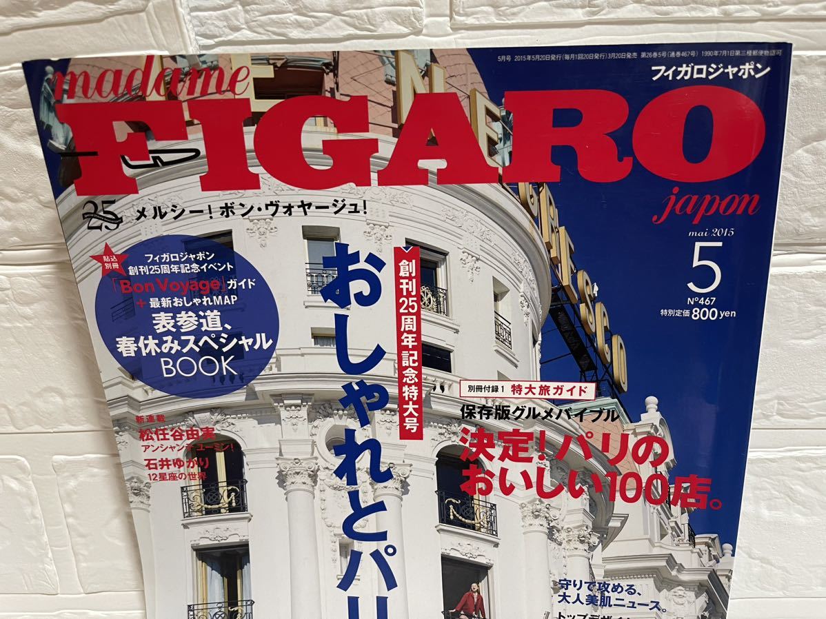 FIGARO フィガロ　ジャパン　創刊25周年記念特大号　おしゃれとパリと　2015/05 雑誌　本_画像5
