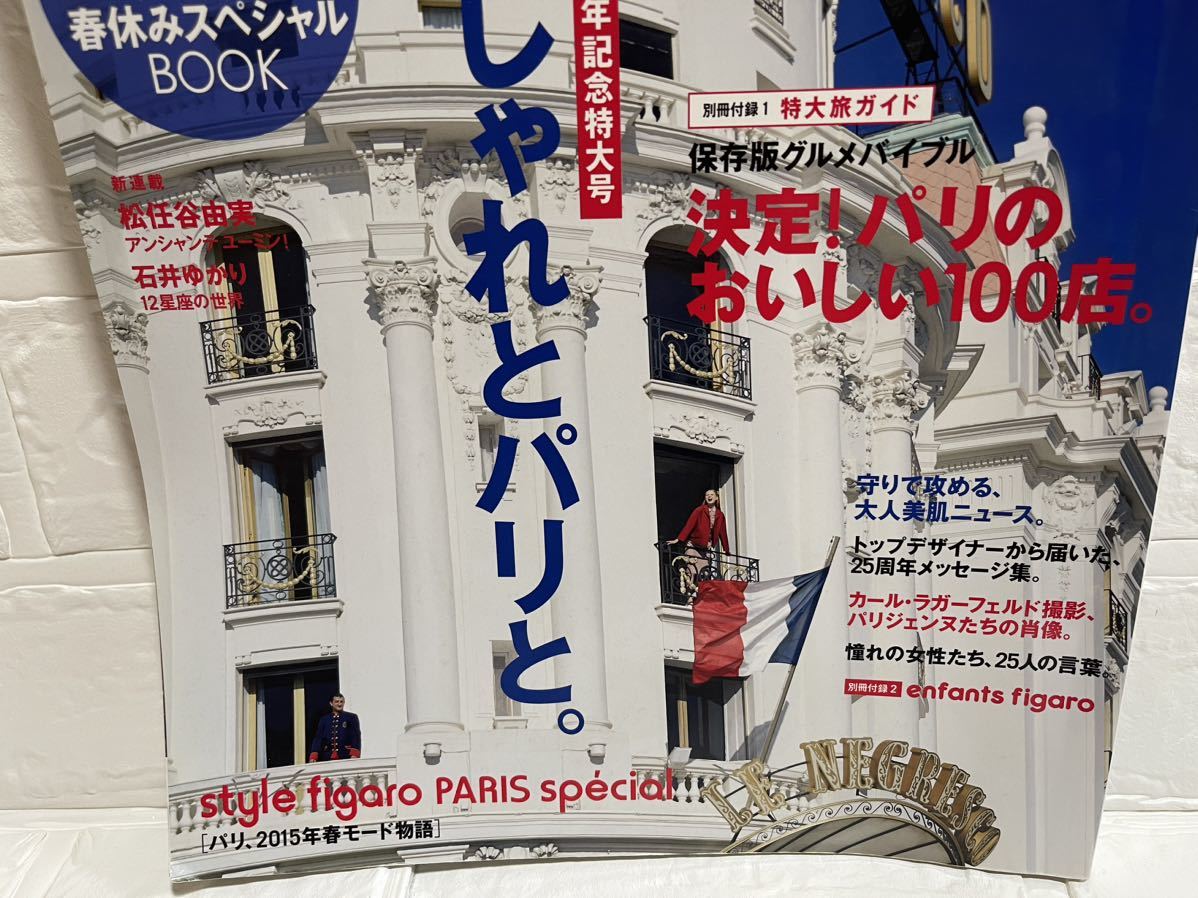 FIGARO フィガロ　ジャパン　創刊25周年記念特大号　おしゃれとパリと　2015/05 雑誌　本_画像6