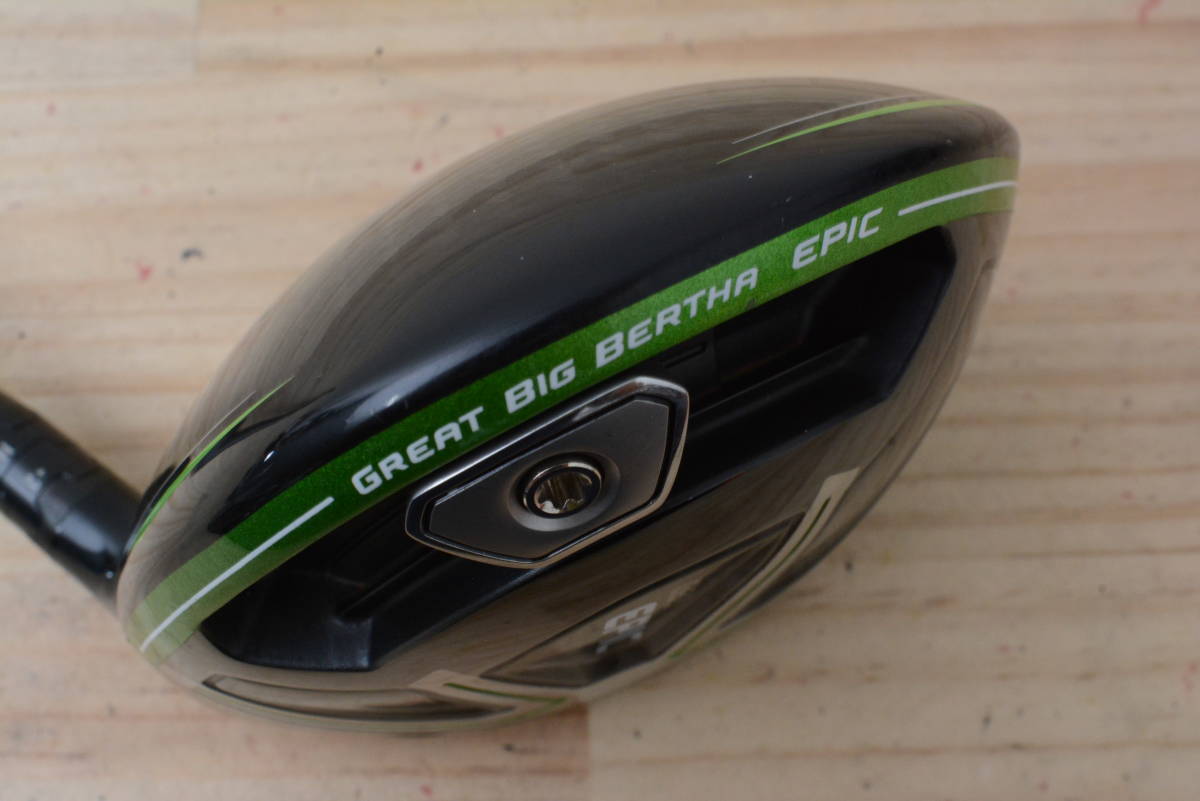 ★売切り【人気モデル】キャロウェイ GBB EPIC US ドライバー 9.0° FUJIKURA PRO GREEN 62 フレックスS エピック 1W DR ヘッドカバー付属_画像3