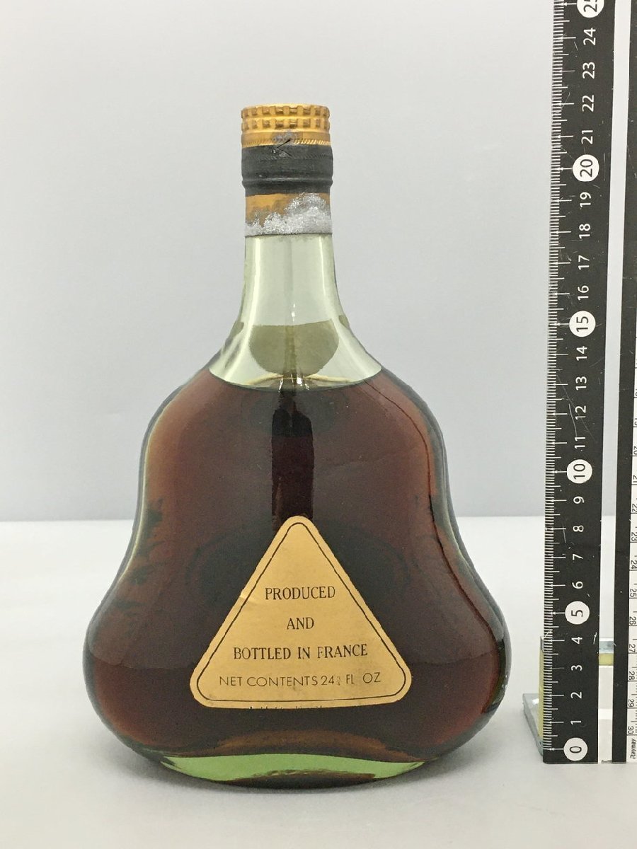 ジャズヘネシー JA,s HENNESSY ブランデー 24 3/4FL OZ フランス XO グリーンボトル 金キャップ 未開栓 → 2306LK018_画像2