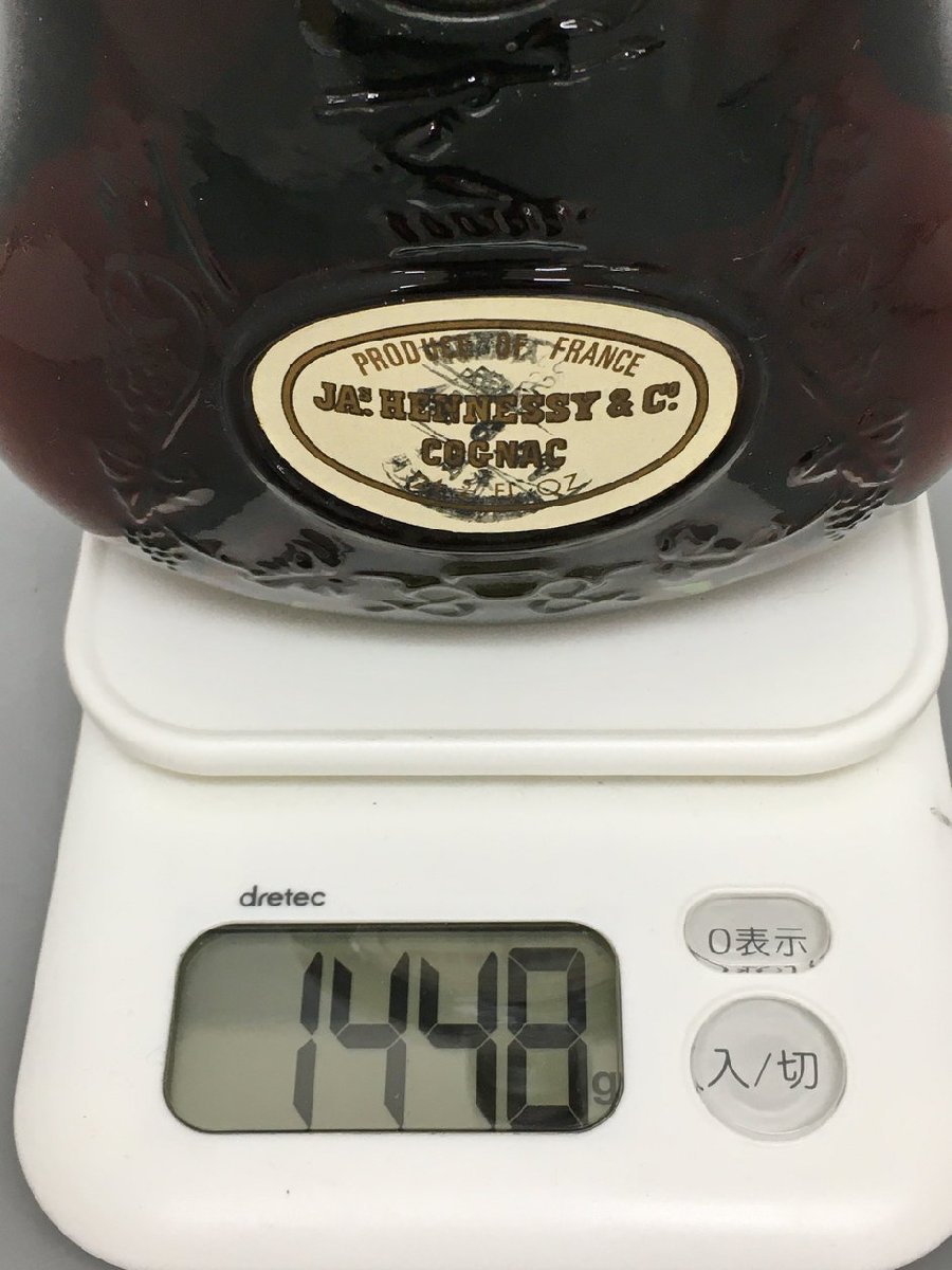 ジャズヘネシー JA,s HENNESSY ブランデー 24 3/4FL OZ フランス XO グリーンボトル 金キャップ 未開栓 → 2306LK018_画像7