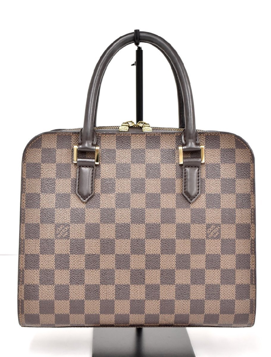 ルイヴィトン LOUIS VUITTON ハンドバッグ ダミエ トリアナ エベヌ N51155 VI0978 レディース 保存袋付き → 2307LK003_画像2