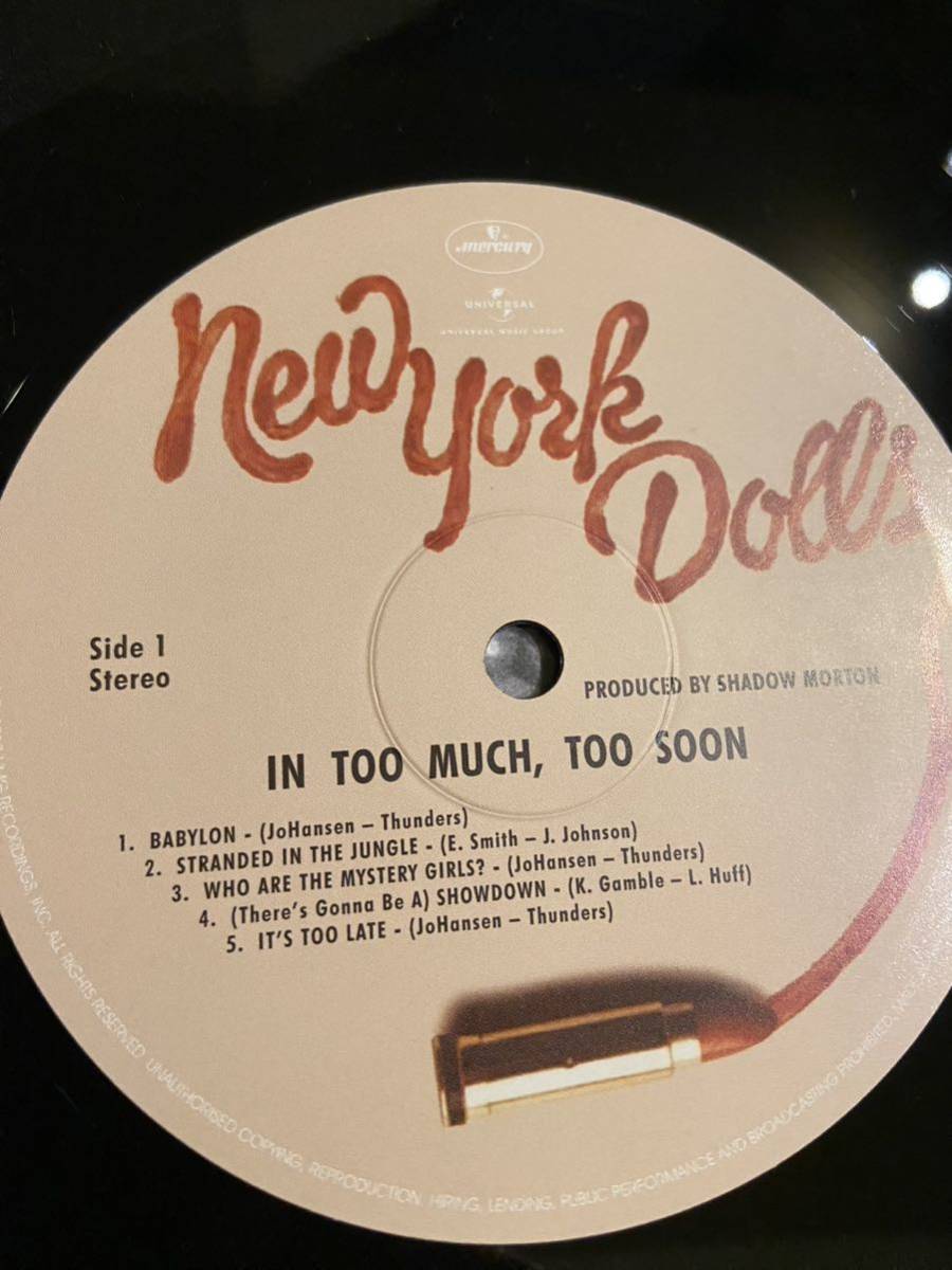 New York Dolls   Too Much Too Soon レコード