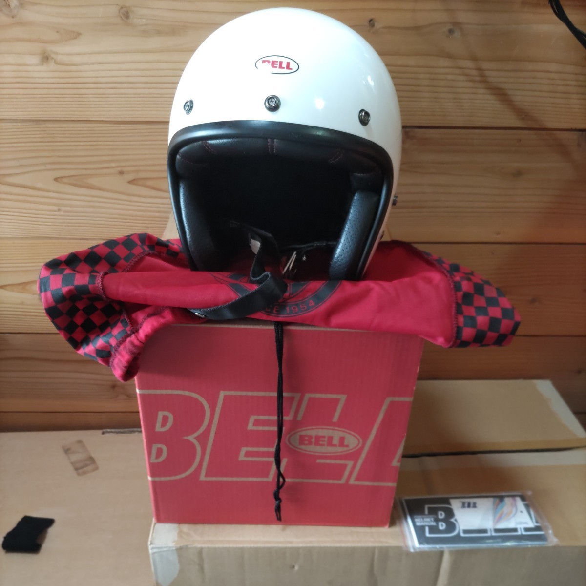 BELL CUSTOM 500ベル ジェットヘルメット XLサイズ ホワイト (XLサイズ