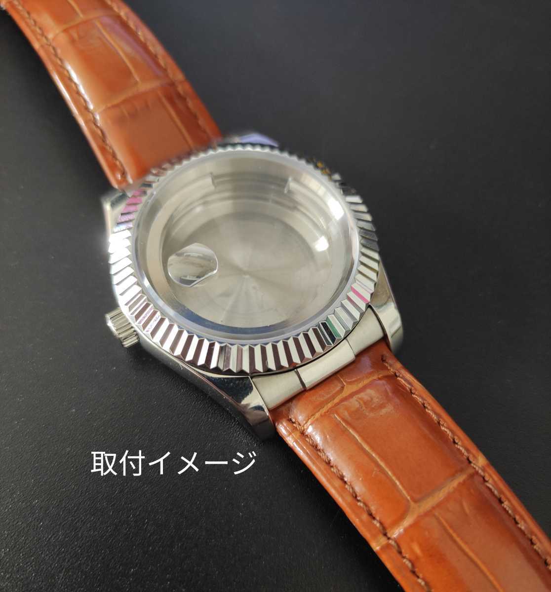 21mm наручные часы кожа ремень для flash Fit серебряный [ соответствует ]ROLEX Rolex Date Just 41 устрица Perpetual 41 неоригинальный товар 